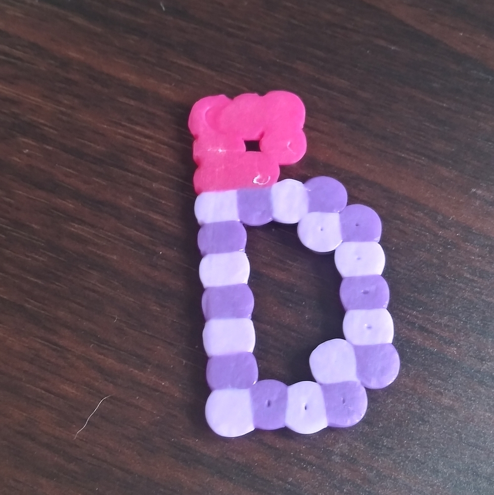 "D" necklace charm